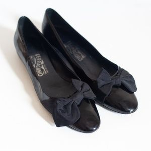 SALVATORE FERRAGAMO leather ballet flats 8